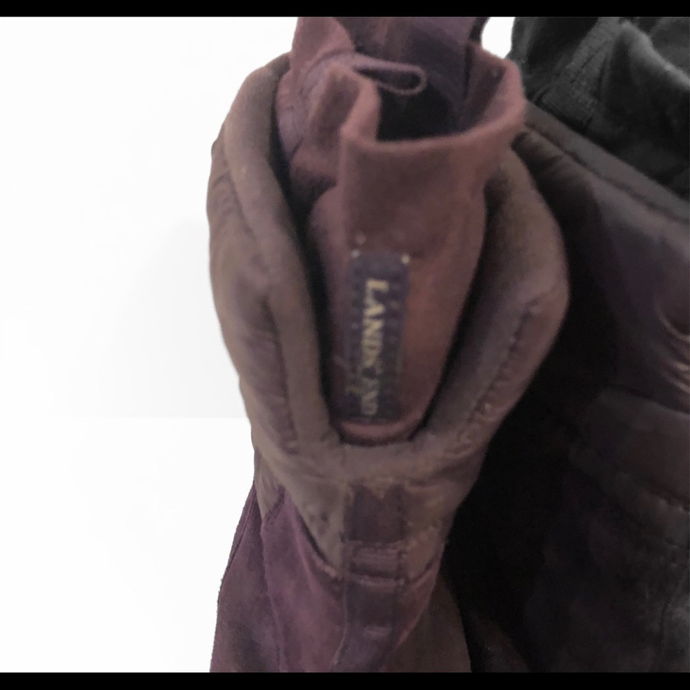 LANDS END Plum Purple Suede Winter Boots - Picture 7 of 8